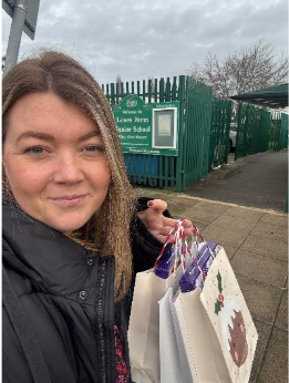 Protocol Education recruitment consultant doing volunteer work