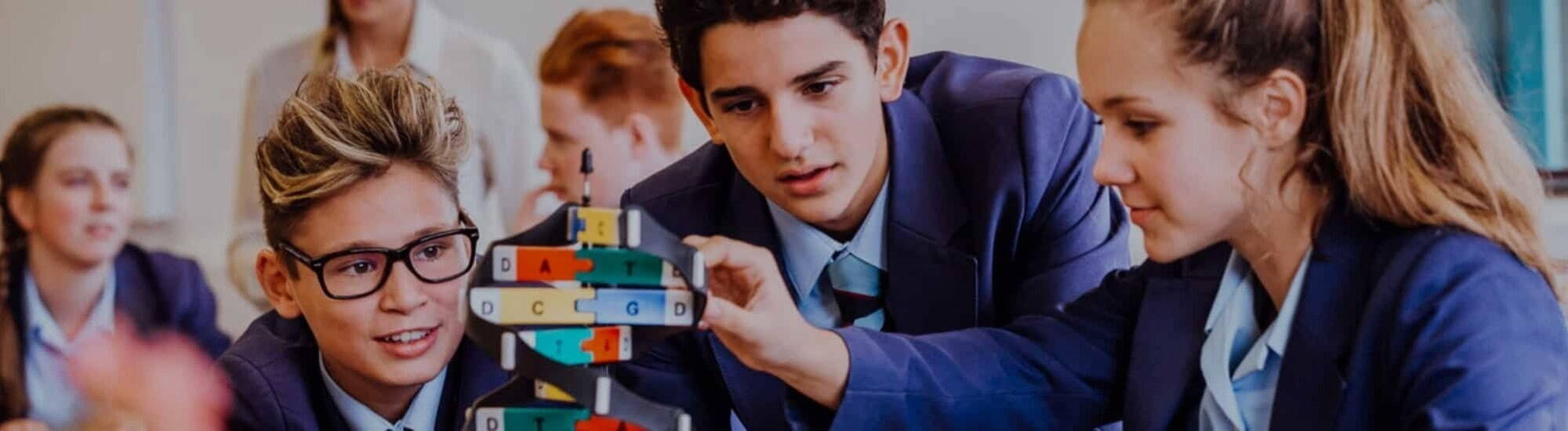 Educators in action teaching children