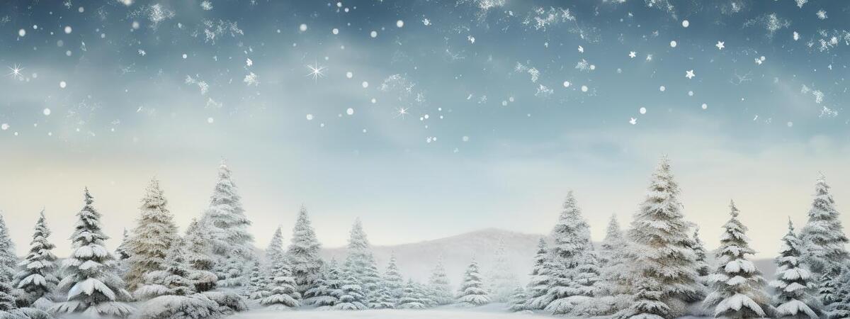 Ai Generated Ai Generative Merry Christmas Xmas New Year Winter Holiday Forest Landscape Graphic Art Photo